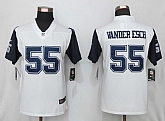 Women Nike Dallas cowboys 55 Vander esch White Thanksgiving Limited Jersey,baseball caps,new era cap wholesale,wholesale hats